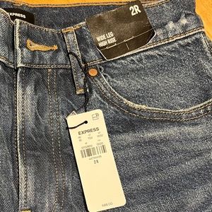 High Waisted Wide Leg Jeans